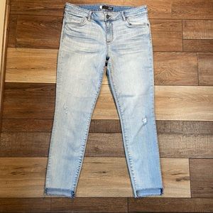 Women’s Kut from the Kloth “Connie” Ankle Jeans Distressed Size 12